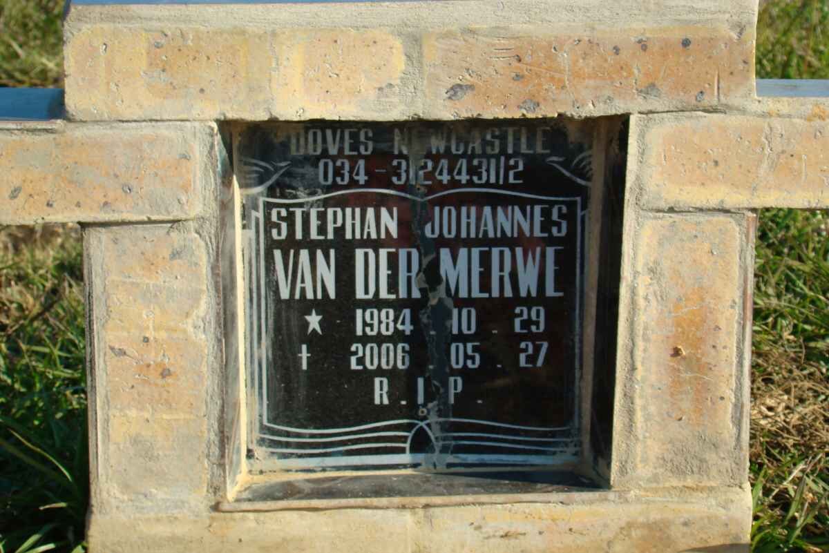MERWE Stephan Johannes, van der 1984-2006