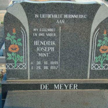 MEYER Hendrik Joseph, de 1949-1997