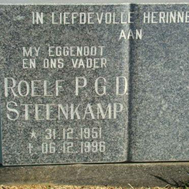 STEENKAMP Roelf P.G.D. 1951-1996