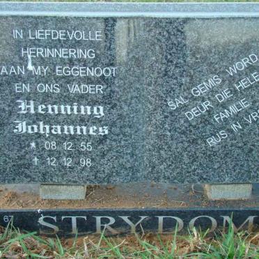 STRYDOM Henning Johannes 1955-1998