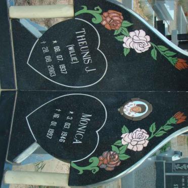 VENTER Theunis J. 1937-2003 &amp; Monica 1946-1997