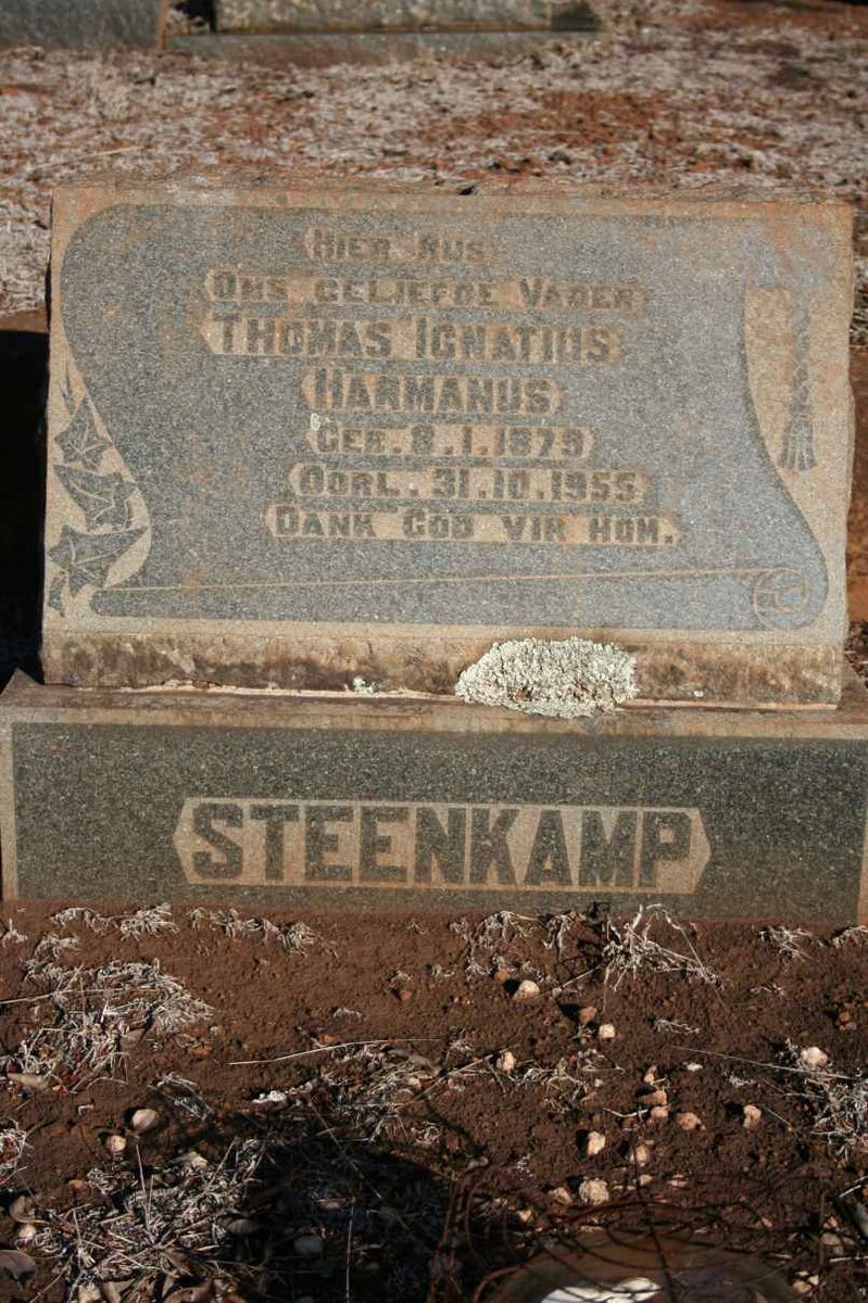 STEENKAMP Thomas Ignatius Harmanus 1879-1955