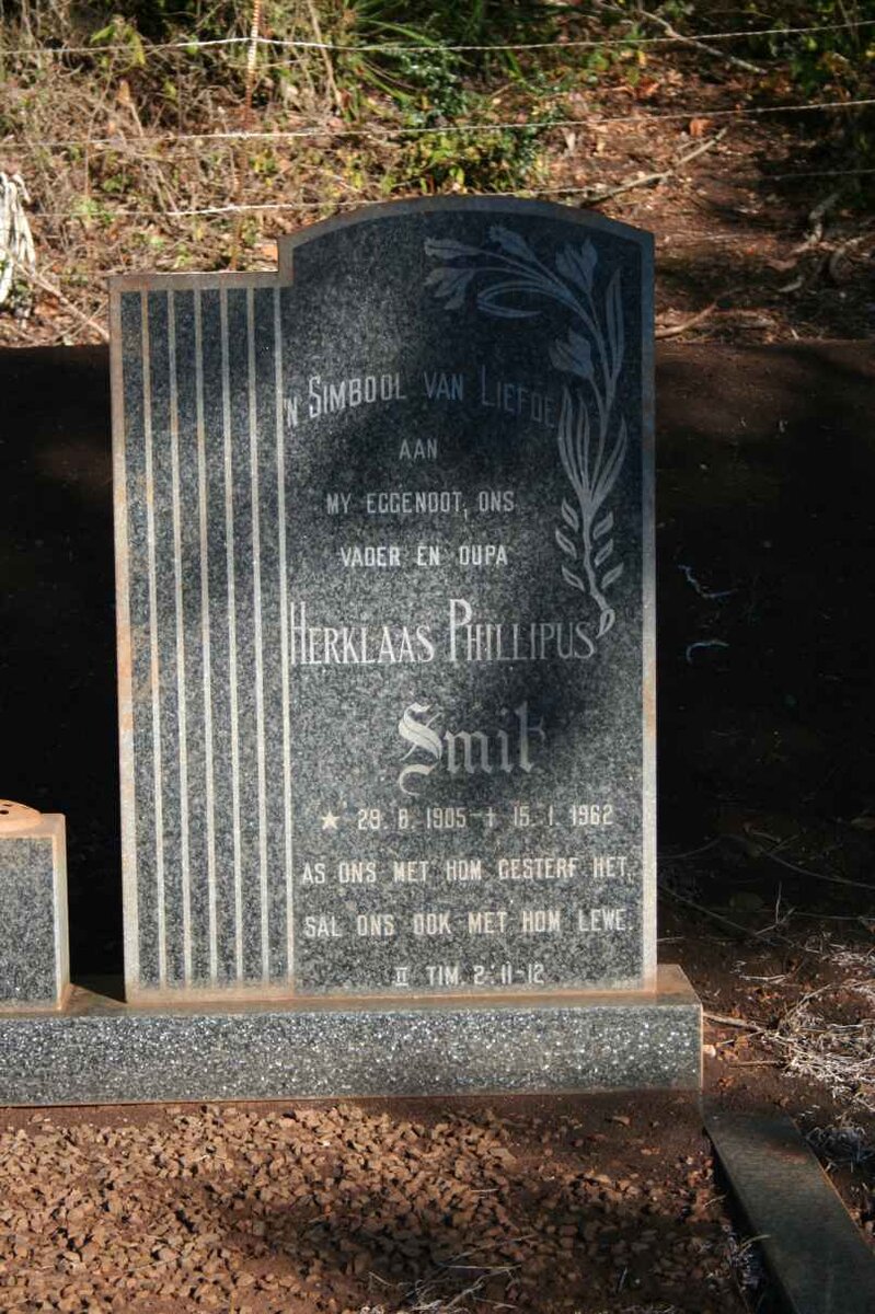SMIT Herklaas Phillipus 1905-1962