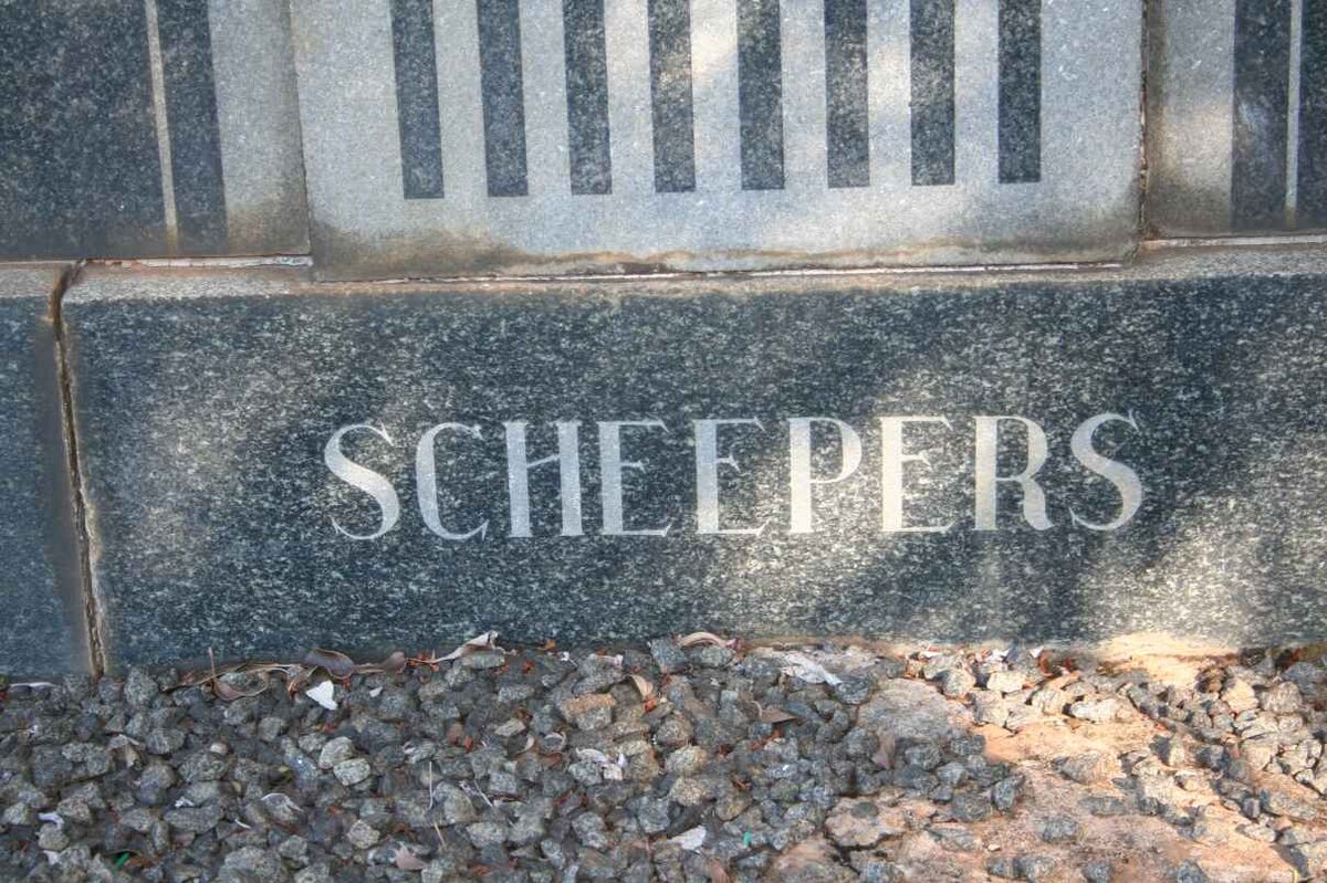 SCHEEPERS F. Coenraad 1874-1967 &amp; I.S. Martina COMBRINCK 1879-1957