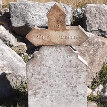 JOHNSTONE Francis Henry 1885-1886