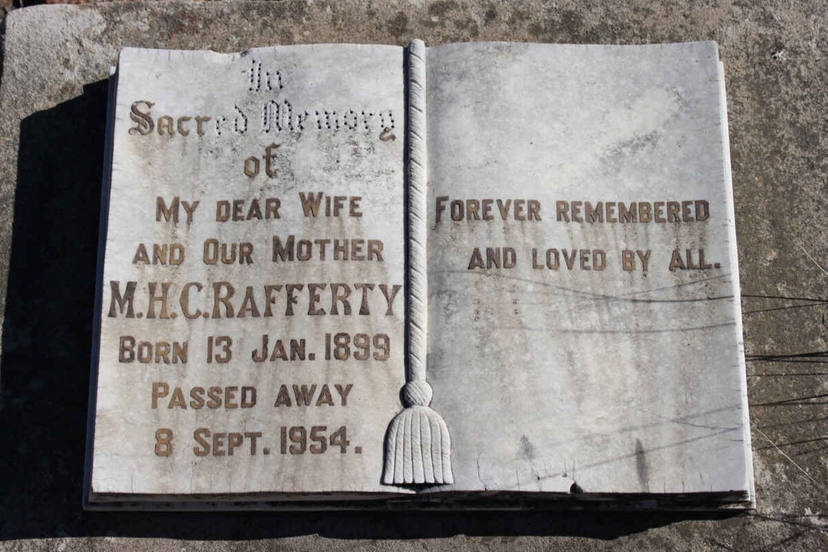 RAFFERTY M.H.C. 1899-1954