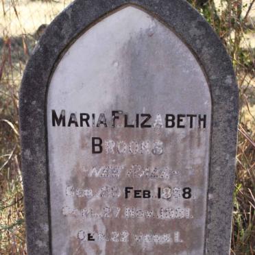 BROOKS Maria Elizabeth nee RALL 1858-1931