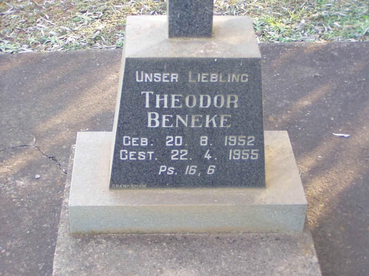 BENEKE Theodor 1952-1955