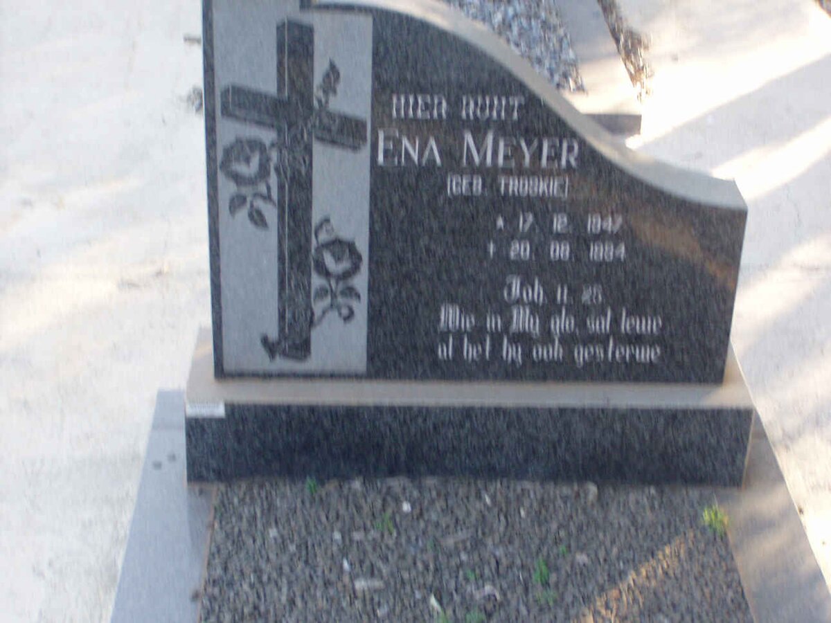 MEYER Ena nee TROSKIE 1847-1884