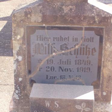 SCHUTZE W. 1849-1919 :: ? W.S. ?-?