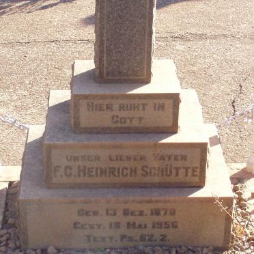 SCHUTTE F.C. Heinrich 1870-1956