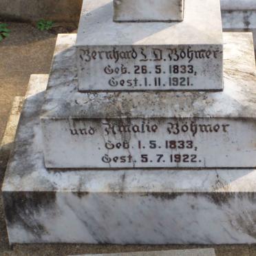 BÖHMER Bernhard L.D. 1833-1921 &amp; Amalie 1833-1922