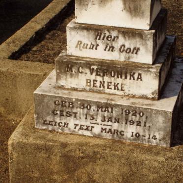 BENEKE M.C. Veronika 1920-1921