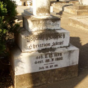 KÜSEL Johann Heinrich Christian 1875-1930