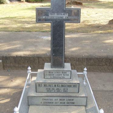 KLINGENBERG H.F. Wilhelm 1878-1965