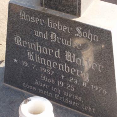 KLINGENBERG Reinhard Walter 1957-1976