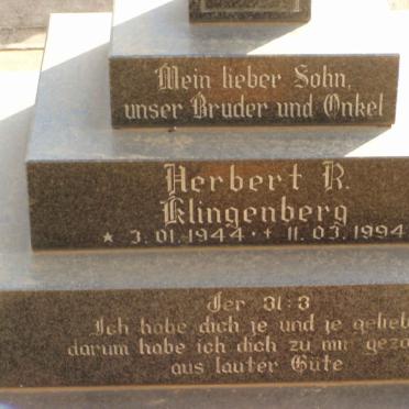 KLINGENBERG Herbert R. 1944-1994