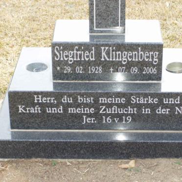 KLINGENBERG Siegfried 1928-2006