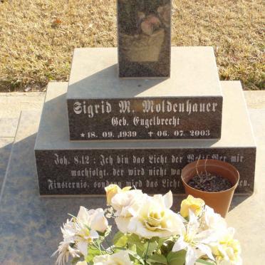 MOLDENHAUER Sigrid M. nee ENGELBRECHT 1939-2003