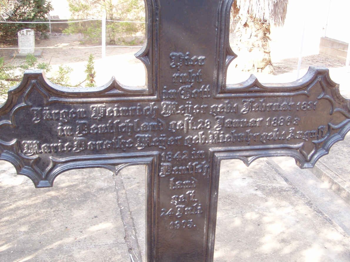 MEYER Jürgen Heinrich 1831-1886 &amp; Marie Dorothe 1842-1905