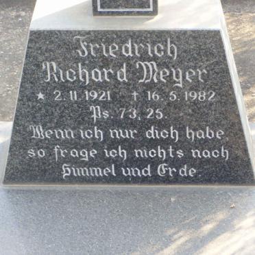 MEYER Friedrich Richard 1921-1982