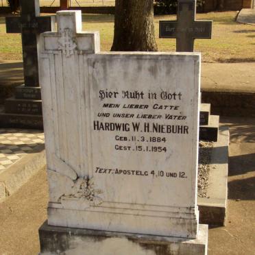 NIEBUHR Hardwig W.H. 1884-1954