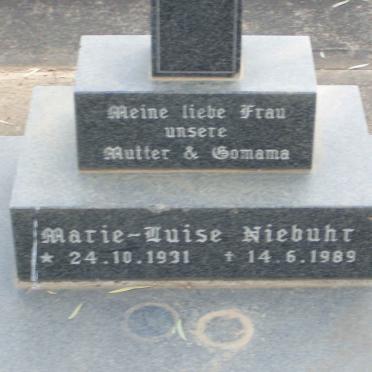 NIEBUHR Marie-Luise 1931-1989