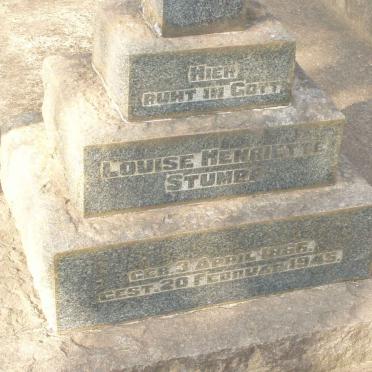 STUMPF Louise Henriette 1866-1945