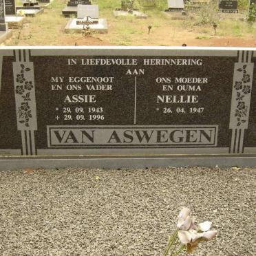 ASWEGEN Assie, van 1943-1996 &amp; Nellie 1947-