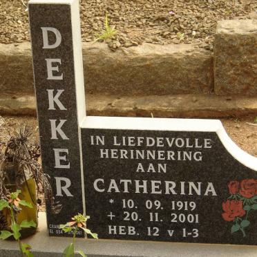 DEKKER Catherina 1919-2001