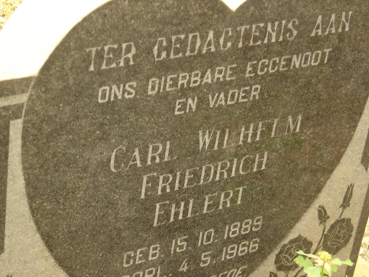 EHLERT Carl Wilhelm Friedrich 1889-1966