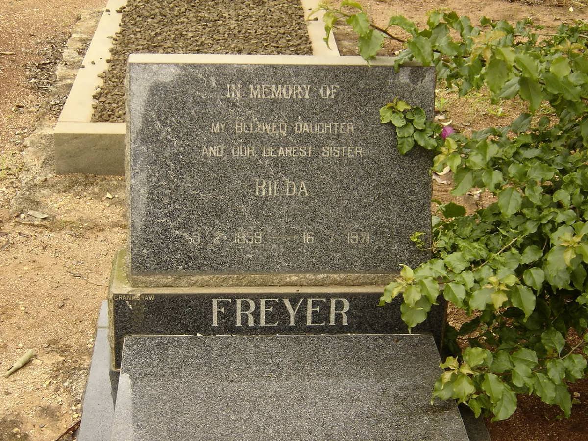 FREYER Rilda 1959-1971