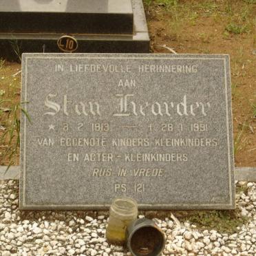 HEARDER Stan 1913-1991