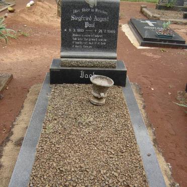 JACK Siegfried August Paul 1915-1969
