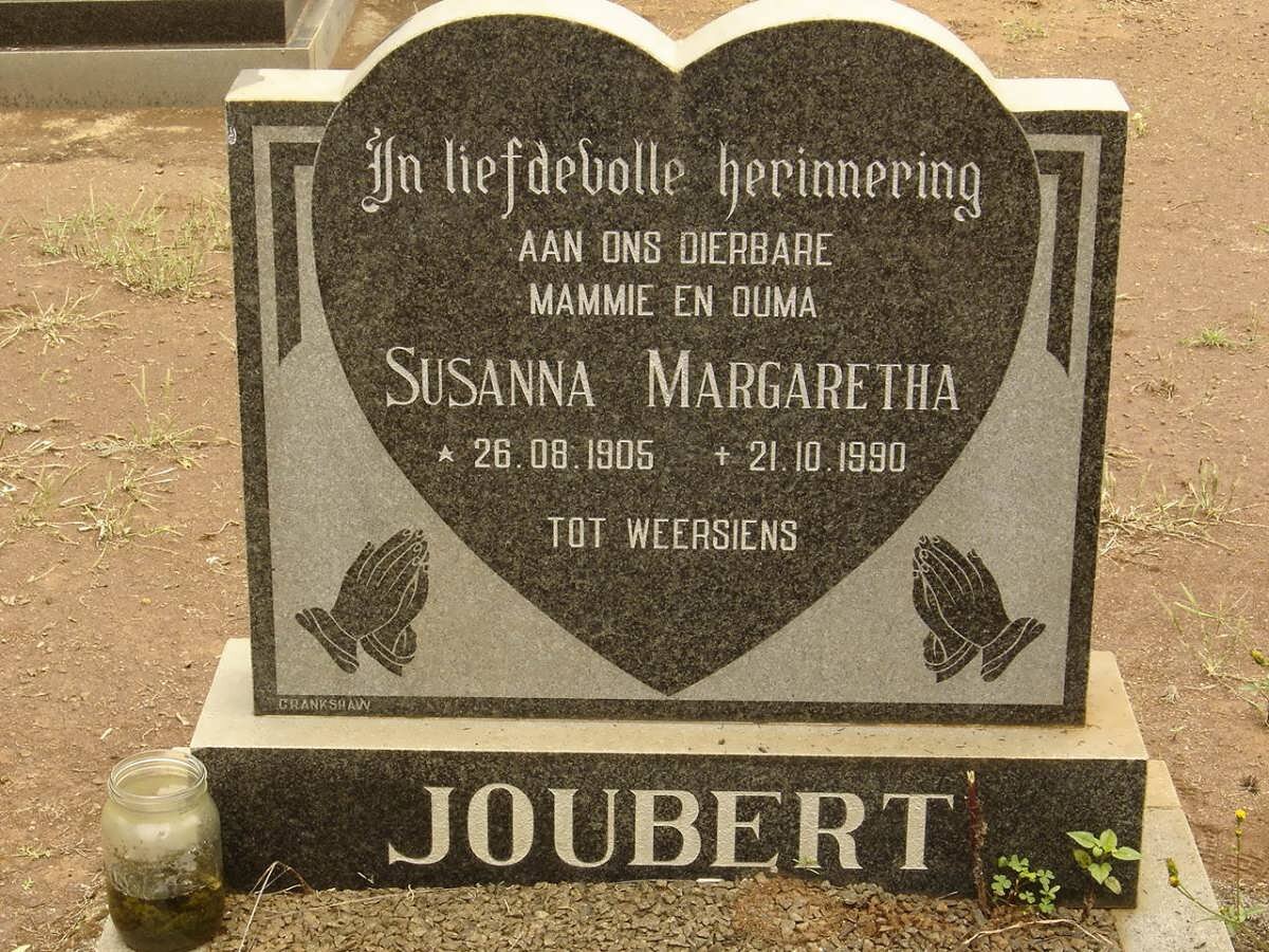 JOUBERT Susanna Margaretha 1905-1990