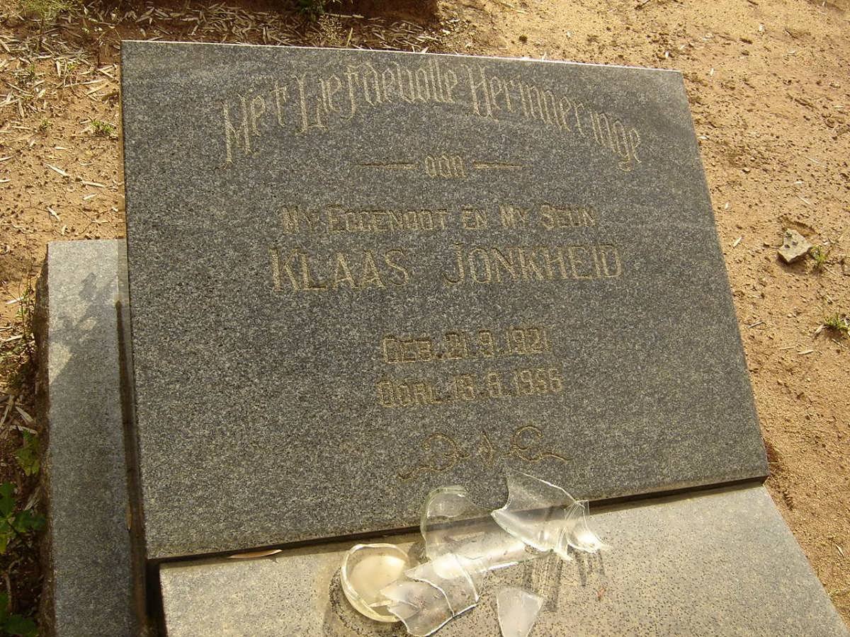 JONKHEID Klaas 1921-1956