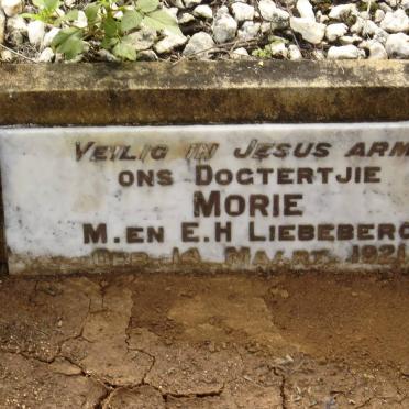 LIEBENBERG Morie 1921-