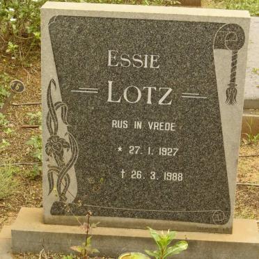 LOTZ Essie 1927-1988