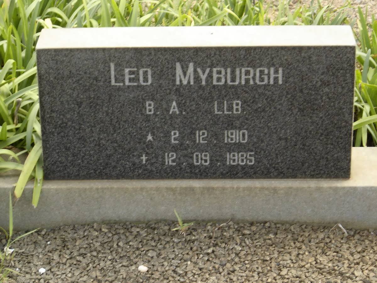MYBURGH Leo 1910-1985