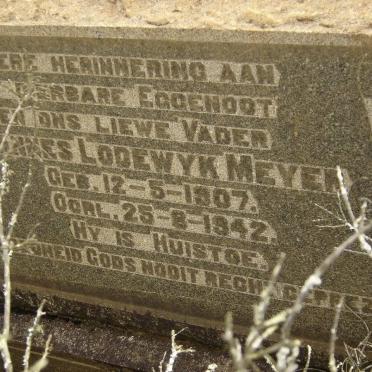 MEYER Johannes Lodewyk 1907-1942