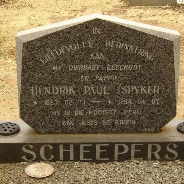 SCHEEPERS Hendrik Paul 1967-1994