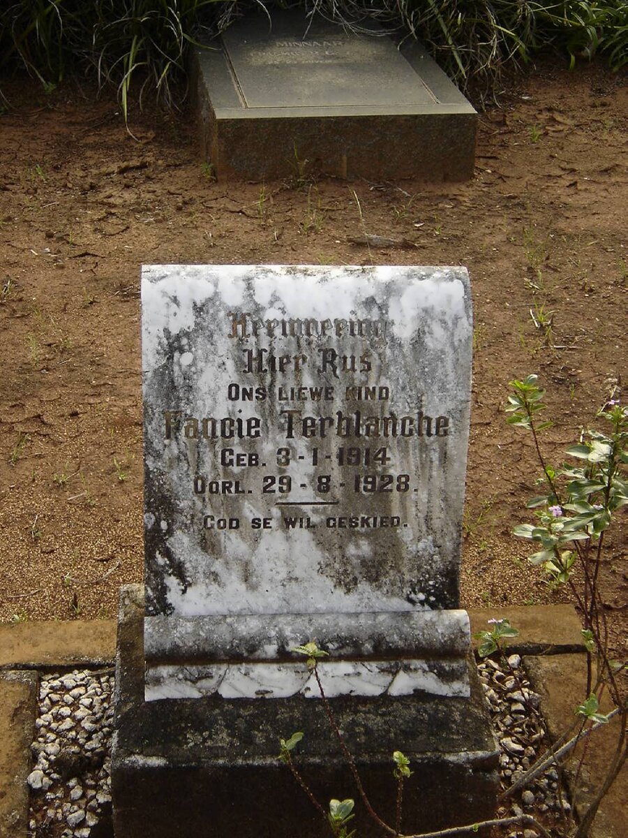 TERBLANCHE Fancie 1914-1928