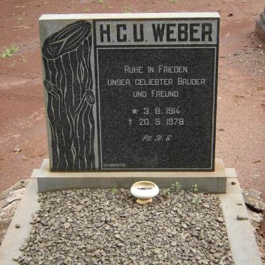 WEBER H.G.U. 1914-1978