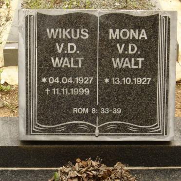WALT Wikus, van der 1927-1999 &amp; Mona 1927-