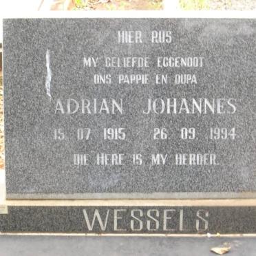 WESSELS Adrian Johannes 1915-1994