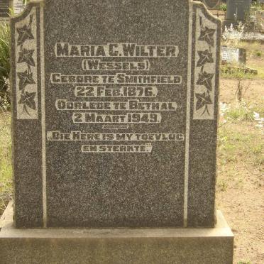WILTER Maria C. nee WESSELS 1876-1949