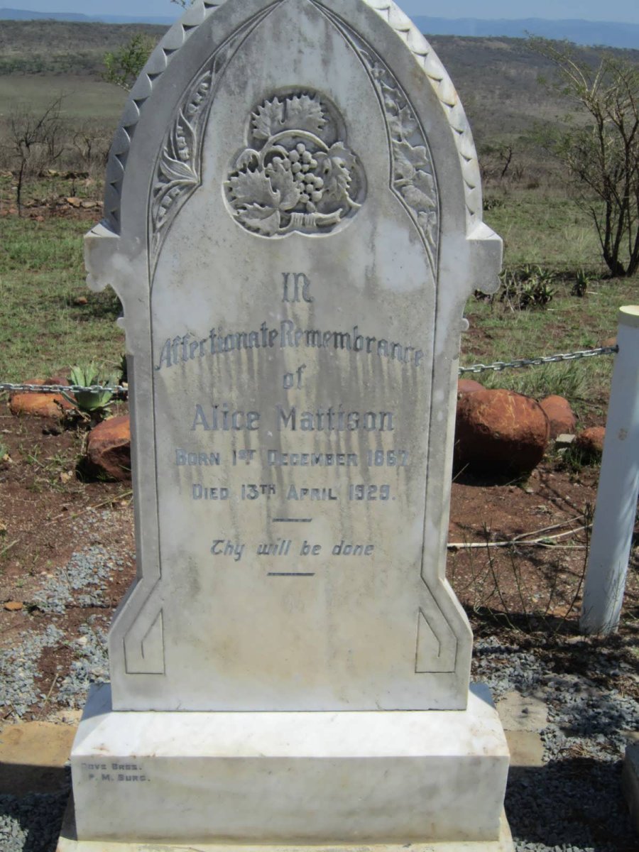 MATTISON Alice 1867-1929