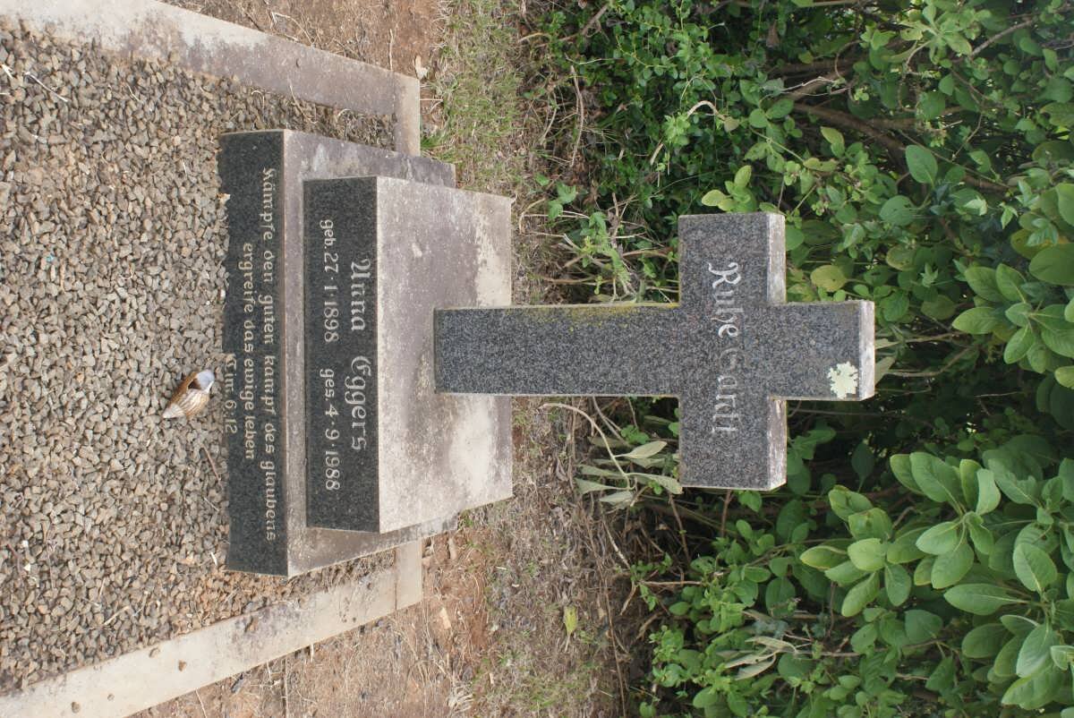 EGGERS Anna 1898-1988