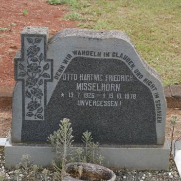 MISSELHORN Otto Hartwig Friedrich 1925-1978