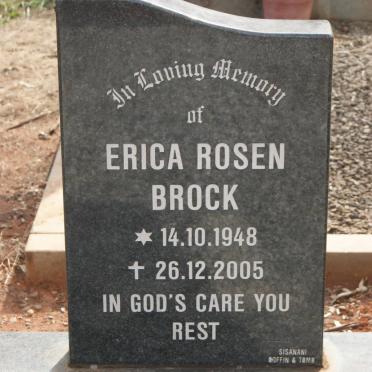 BROCK Erica Rosen 1948-2005